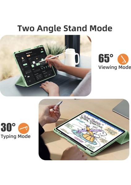 Apple iPad Pro 11 Inç M4 2024 Uyumlu Kılıf Pen Slot Charging Case Kalem Bölmeli A2836 A2837 A3006 fırsatları