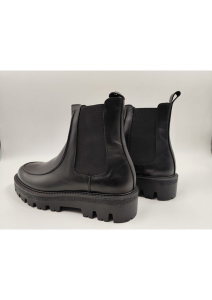 8128 Erkek Yüksek Taban Siyah Cilt Bağsız Şık Klasik Spor Bot fırsatları