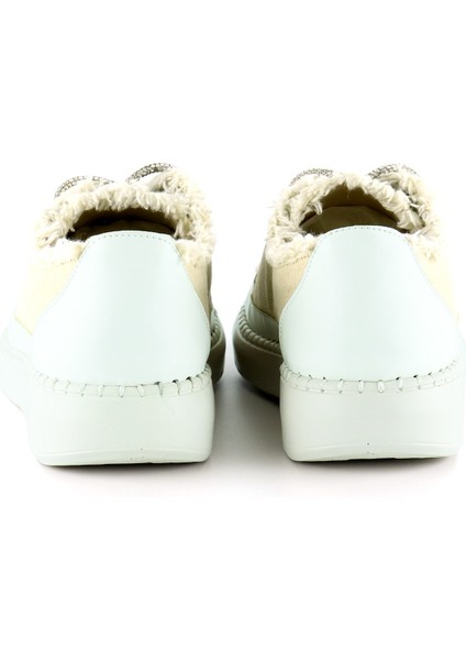 Vanessa Bej Denim Taşlı Sneaker