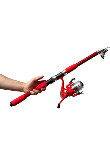 Protackle Combo Kamış Makine Set 3.00 mt Kırmızı