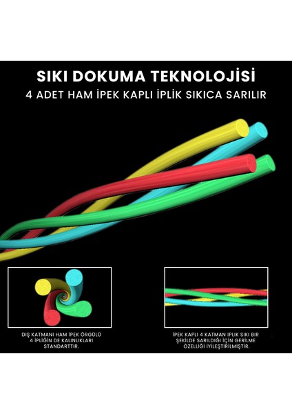Crystal Hdpe Nano Ipek Misina 4 Kat 0.38 mm 100 mt
