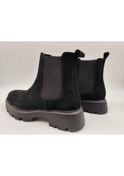 8088 Erkek Yüksek Taban Siyah Süet Desenli Şık Klasik Spor Bot fırsatları