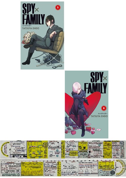 Spy x Family 5. 6. Ciltler Manga Seti (Matematik Öğreten Cetvel) - Tatsuya Endo