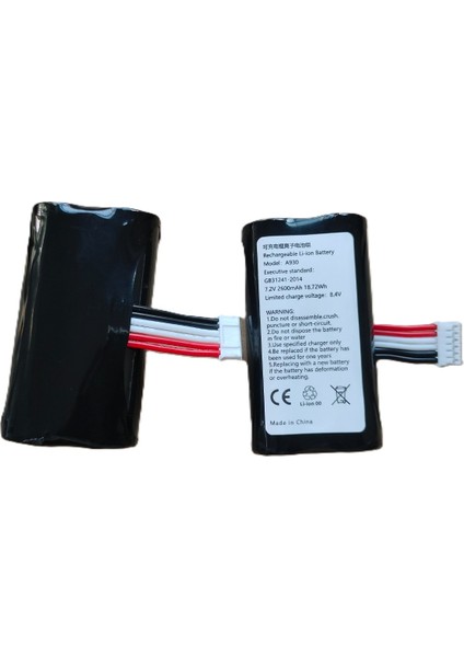 Pax A930 ve Pax A910 Uyumlu Pos Cihazi Bataryası 7.2V 2600MAH Şarj Edilebilir Lityum-Iyon Pos Pili