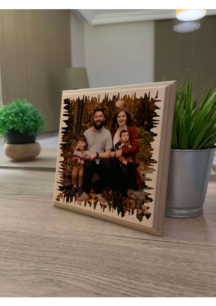 Doğal Ahşap Fotoğraf Çerçevesi fırsatları