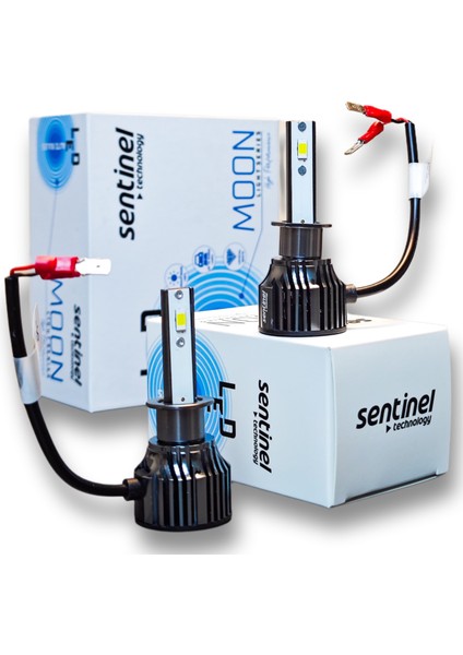 H1 LED Xenon Moon Serisi Şimşek Etkili 12V Beyaz