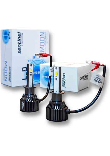 H1 LED Xenon Moon Serisi Şimşek Etkili 12V Beyaz