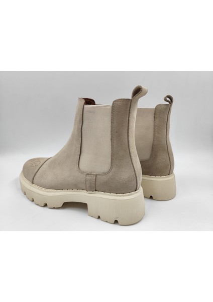 8088 Erkek Yüksek Taban Bej Süet Desenli Şık Klasik Spor Bot fırsatları