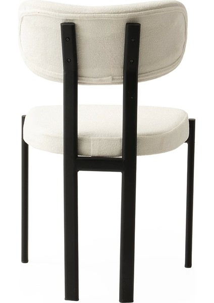 Pln Kumaş Salon ve Mutfak Sandalyesi Metal Ayaklı 1 Adet fiyatları