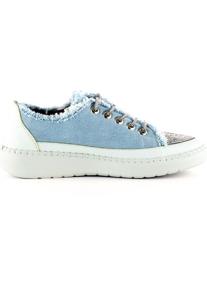 Vanessa Mavi Denim Taşlı Sneaker modelleri
