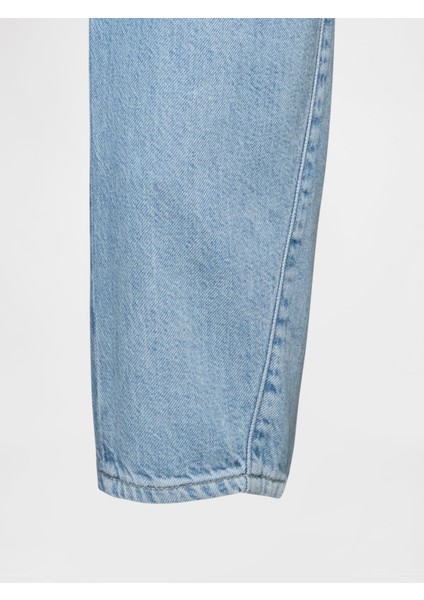 Kadın Mavi Ultrasoft High Rise Barrel Jean Pantolon fiyatları