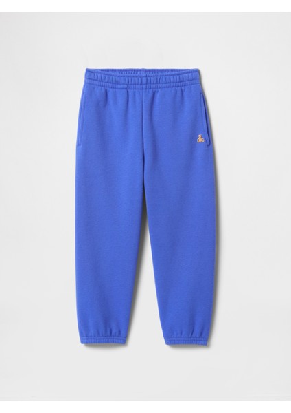 Erkek Bebek Mavi Vintage Soft Relaxed Jogger Eşofman Altı