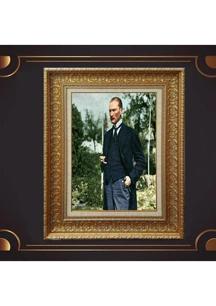Özel Altın Seri Atatürk Tablo AF229