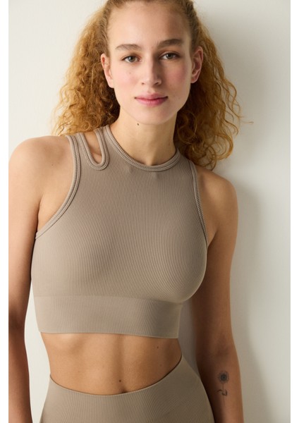 Seamless Asymmetrical Vizon Rengi Üst