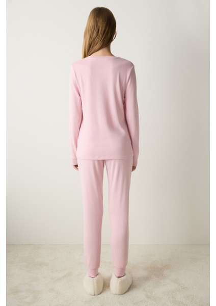 Nights Lila Pantolon Pijama Takımı fırsatları