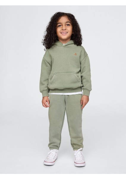 Erkek Bebek Haki Vintage Soft Relaxed Jogger Eşofman Altı