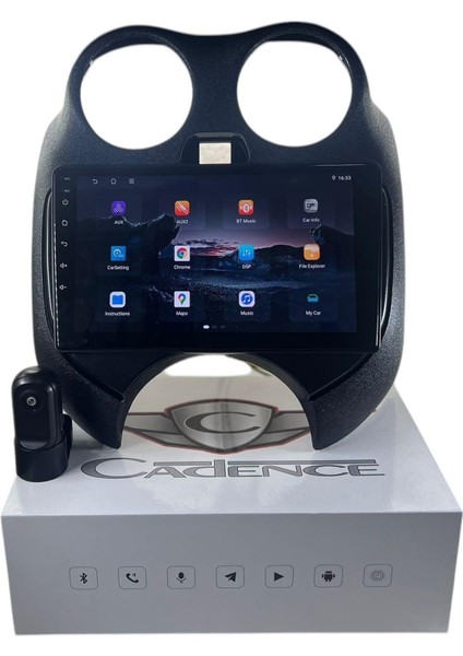 Nissan Micra 2010-2013 Cadence R15 (Dvr Kayıt Cihazı Hediye) Pro Oem Multimedia