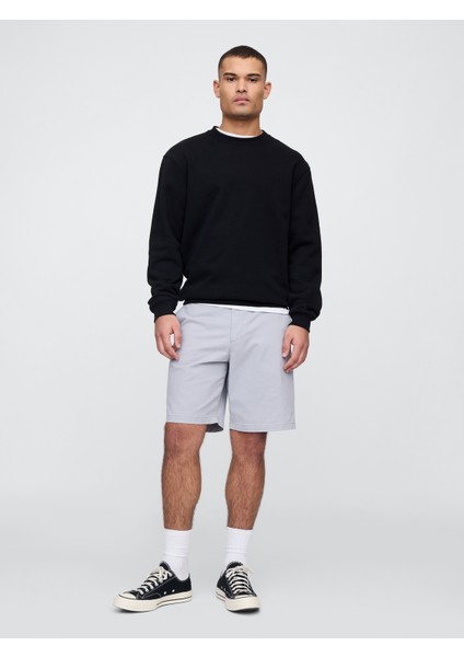 Erkek Siyah Essential Khaki Şort