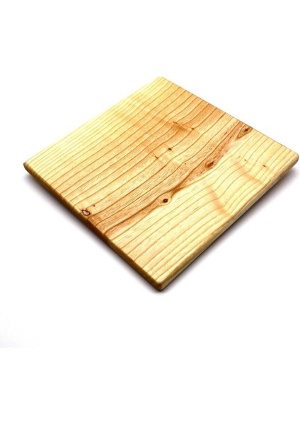 Ahşap Kare Kesme Doğrama Ve Sunum Tahtası - Dişbudak Ağacı – 26 Cm fiyatları