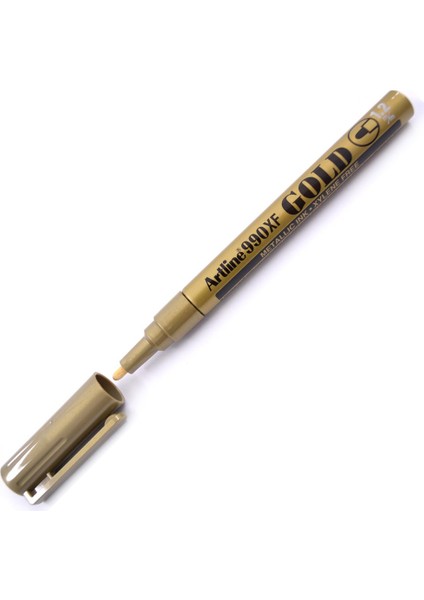 Yaldızlı Marker Kalem Gold EK-990XF