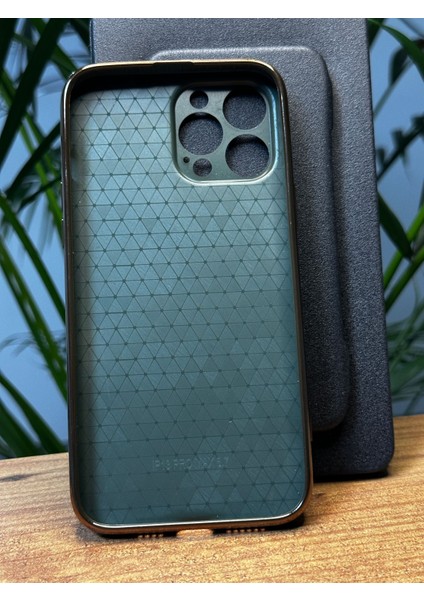 Apple iPhone 13 Pro Özel Renkli Tasarım Cam Arka Kapak Kamera Çerçeve Koruyuculu Silikon Yapı Gennluna Kılıf Mr