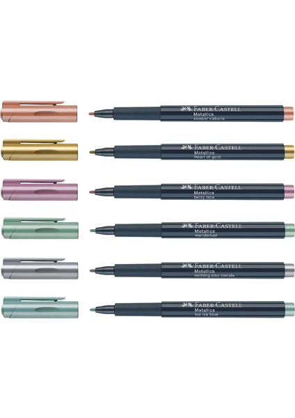 Çok Amaçlı Markör Metalik 6 Renk Blister (160706) fiyatları