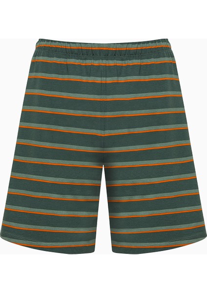 Bed Şortlu Çok Renkli Pijama Takımı