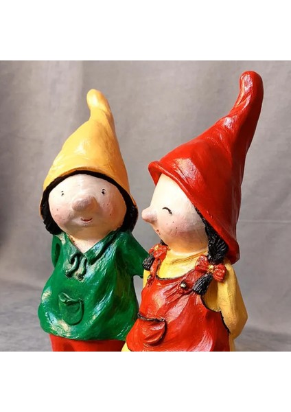 2020 El Yapımı Sevimli Bahçe Cüceleri - Kırmızı fırsatları