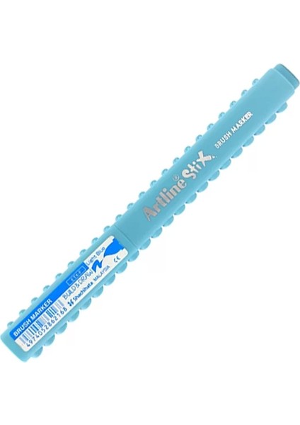 Etx-F Stix Brush Markör Esnek Fırça Uçlu Keçeli Kalem Açık Mavi