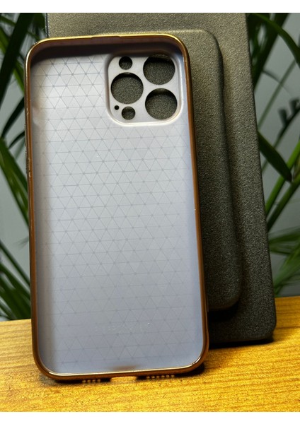 Apple iPhone 13 Pro Özel Renkli Tasarım Cam Arka Kapak Kamera Çerçeve Koruyuculu Silikon Yapı Gennluna Kılıf Ms