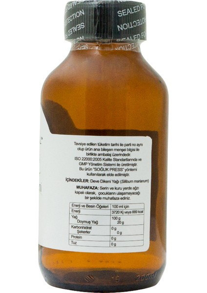 Sepe Natural Deve Dikeni Tohumu Yağı 200 Ml | Milk Thistle Seed Oil fiyatları