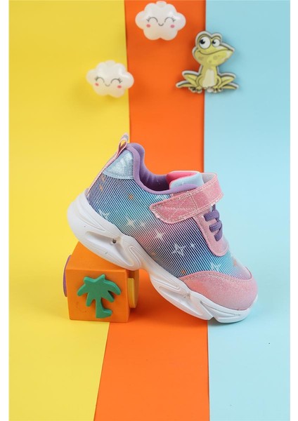 Özel Tasarım Tam Esnek Hava Alabilen Çocuk Spor Ayakkabısı Özel Gün Sneaker Yeni Sezon