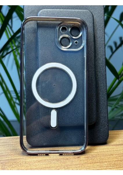 Apple iPhone 14 Plus Kılıf Kamera Lens ve Hoparlör Toz Korumalı Magsafe Sarj Özellikli Gennveralux Kılıf