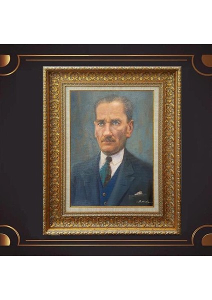 Özel Altın Seri Atatürk Tablo AF286