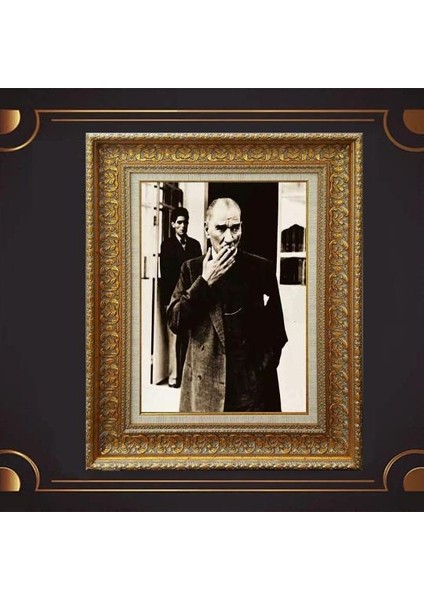 Özel Altın Seri Atatürk Tablo AF268