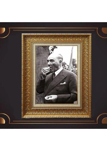 Özel Altın Seri Atatürk Tablo AF336