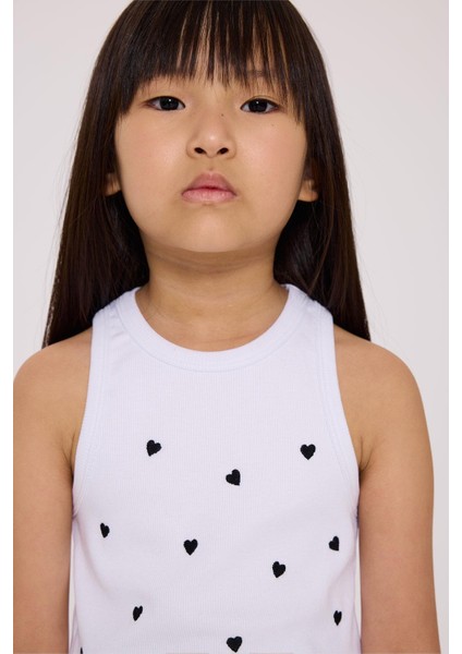 Bg Store Kız Çocuk Beyaz Tshirt modelleri