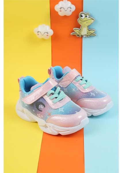 Özel Tasarım Tam Esnek Hava Alabilen Çocuk Spor Ayakkabısı Özel Gün Sneaker Yeni Sezon