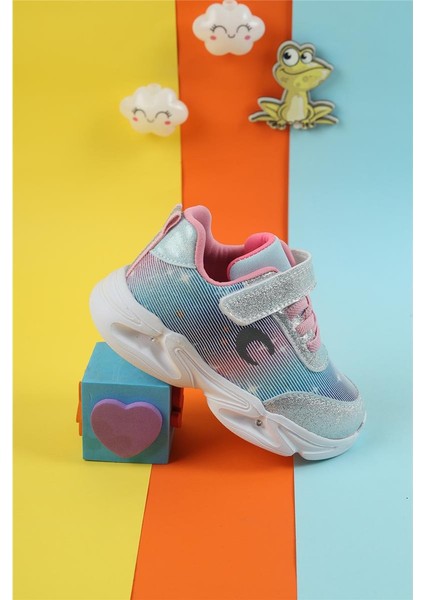 Özel Tasarım Tam Esnek Hava Alabilen Çocuk Spor Ayakkabısı Özel Gün Sneaker Yeni Sezon