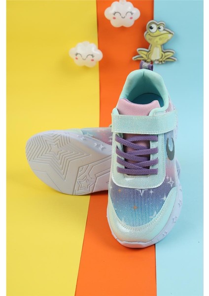 Özel Tasarım Tam Esnek Hava Alabilen Çocuk Spor Ayakkabısı Özel Gün Sneaker Yeni Sezon modelleri