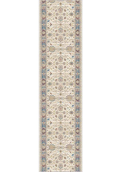 Krem Kaymaz Klasik Motifli Kesme Rulo Özel Ölçü Yolluk AR657 fiyatları