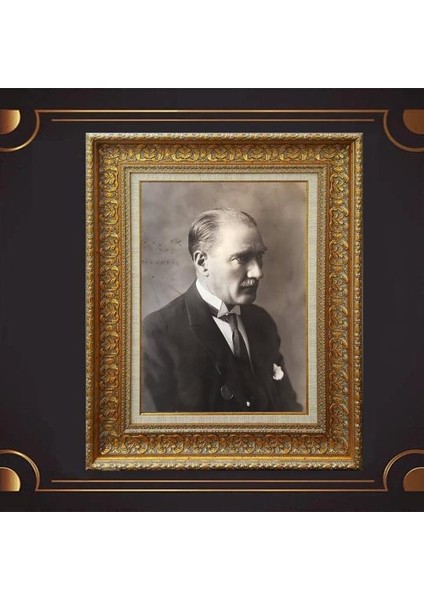 Özel Altın Seri Atatürk Tablo AF384