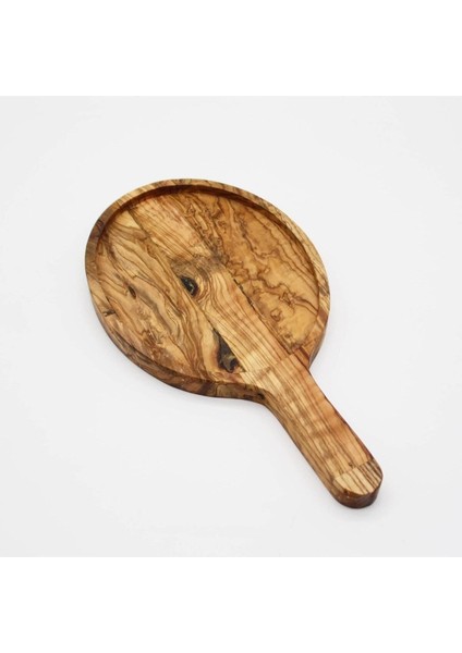 Ahşap Saplı Oval Küçük Sunum Tabağı - Dişbudak Ağacı fiyatları