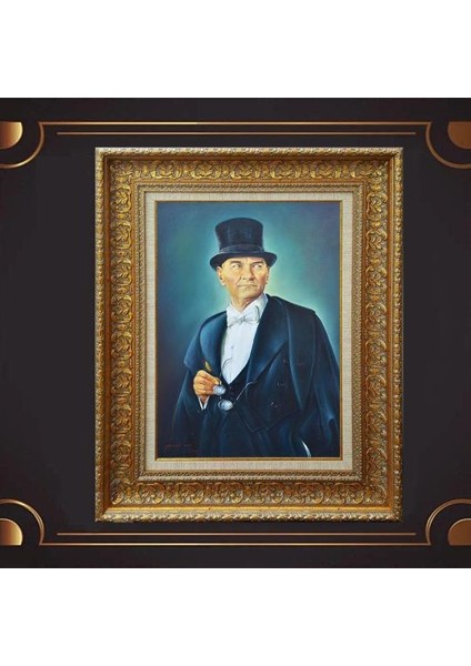 Özel Altın Seri Atatürk Tablo AF46