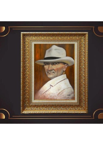 Özel Altın Seri Atatürk Tablo AF314