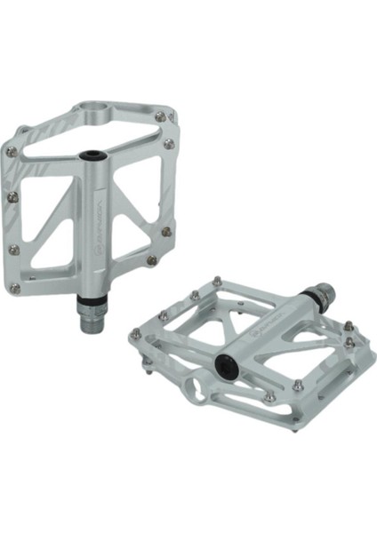 Brıvıga Pedal PDL-3304 Plat Alü Cnc Cr-Mo Mil Rul. Gümüş 110X111X23MM 320G