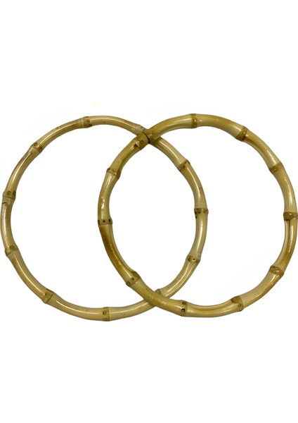 Elegant Bambu Çanta Sapı O Model 14,5 cm Ok4