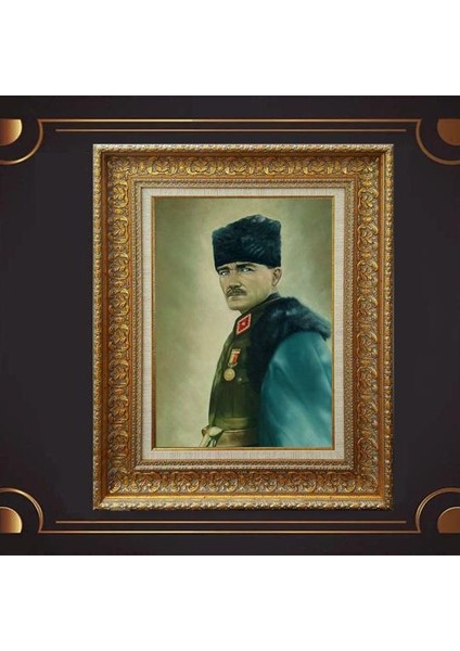 Özel Altın Seri Atatürk Tablo AF682