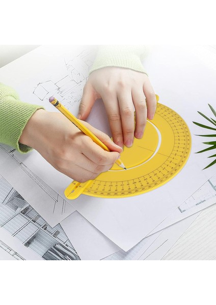 Plastik Açı Bulucu Ölçer Gönye 0-180° Derinlik Kare Köşe Cetvel Ölçme Kaynakçı Mimar Marangoz Çizim fiyatları