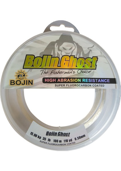 Bojin Ghost Fluorocarbon Misina 100 mt 0.20 mm